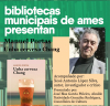Cartaz da presentación da obra “Unha cervexa Chang”, do escritor Manuel Portas