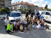 O alumnado da EIM A Madalena recibe a visita da Policía Local e visita a cidade de Compostela