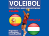 A selección española feminina de voleibol xoga un amigable ante Hungría este domingo 7 en Bertamiráns
