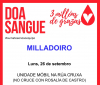 A unidade móbil de doazón de sangue estará este luns 26 de setembro no Milladoiro