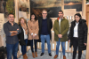 Imaxe da inauguración da exposición sobre o Camiño de Fisterra e Muxía