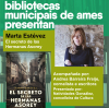 Cartaz do encontro literario con Marta Estévez