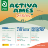 Cartaz das actividades do Activa Ames Verán