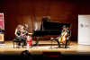 Diana Pogoshyan (violín), Jorge Suárez (cello) e Ilona Timchenko (piano) protagonizaron un concerto de apertura do evento