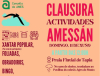 Cartaz da clausura das actividades do Amessan