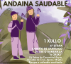 Cartaz da andaina saudable do 1 de xullo