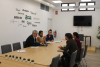 Imaxe da reunión co Clúster Audiovisual Galego no Concello de Ames