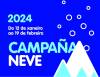 Cartaz da campaña de neve da Deputación da Coruña 2024
