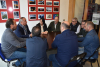 Imaxe da reunión coa xunta directiva da Asociación de empresarios do parque empresarial Novo Milladoiro