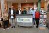 Imaxe da visita ao punto de atención ao peregrino e de información turística