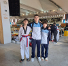 David Noya, Breixo Lestón e Jorge Nogueiras, do club TKDenodo, participaron no campionato de España de taekwondo