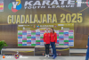 Os deportistas amesáns Xoán David Parga e Olivia Parga participaron na Youth League de Karate 