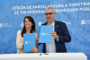 Xunta de Galicia e Concello de Ames asinan un protocolo de cesión de seis parcelas para a construción de 218 vivendas de protección oficial no Milladoiro