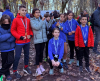 38 nenos e nenas do Club de Atletismo Millaraio participaron no campionato provincial XOGADE de cross 